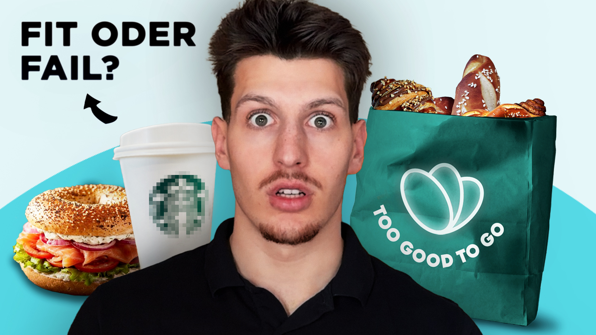 Thumbnail Design | Yussef - Einen ganzen tag nur to good to go